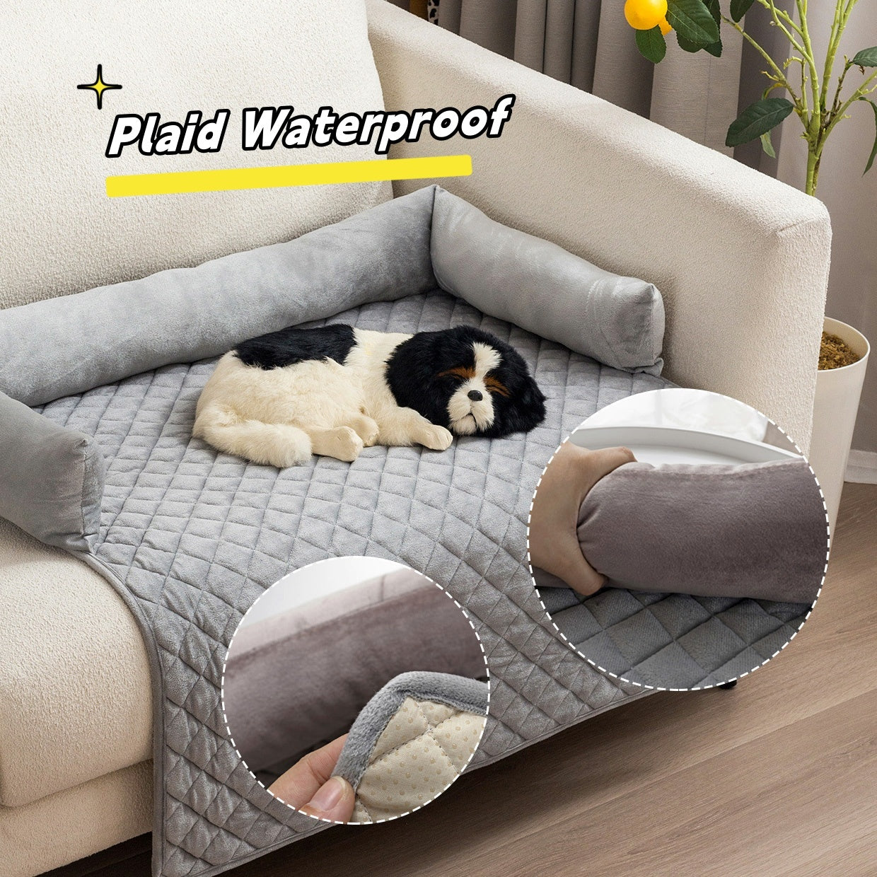 A cozy sofa for your Dog or Cat and a clean couch for you.