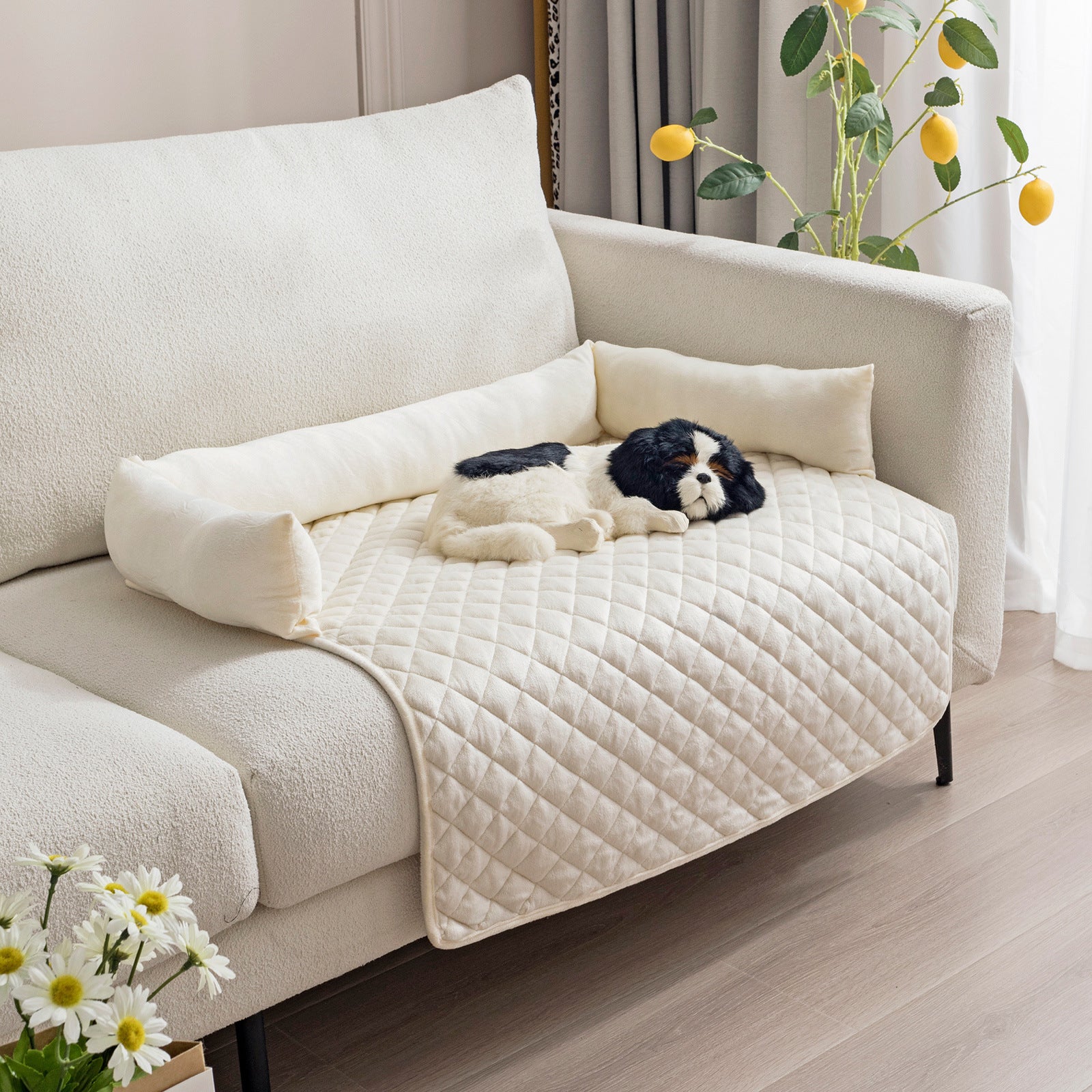 A cozy sofa for your Dog or Cat and a clean couch for you.