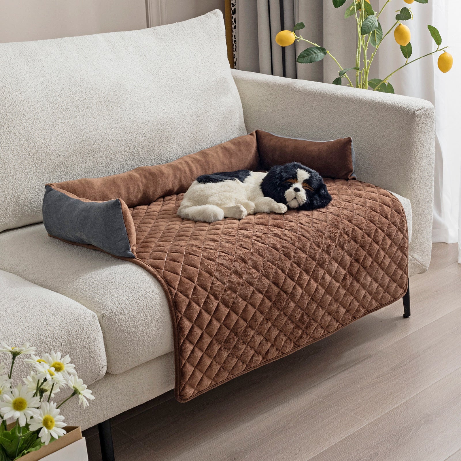 A cozy sofa for your Dog or Cat and a clean couch for you.
