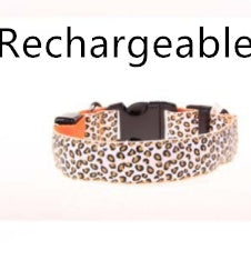Keep Your Best Friend Visible at Night with this Light Up Dog Collar