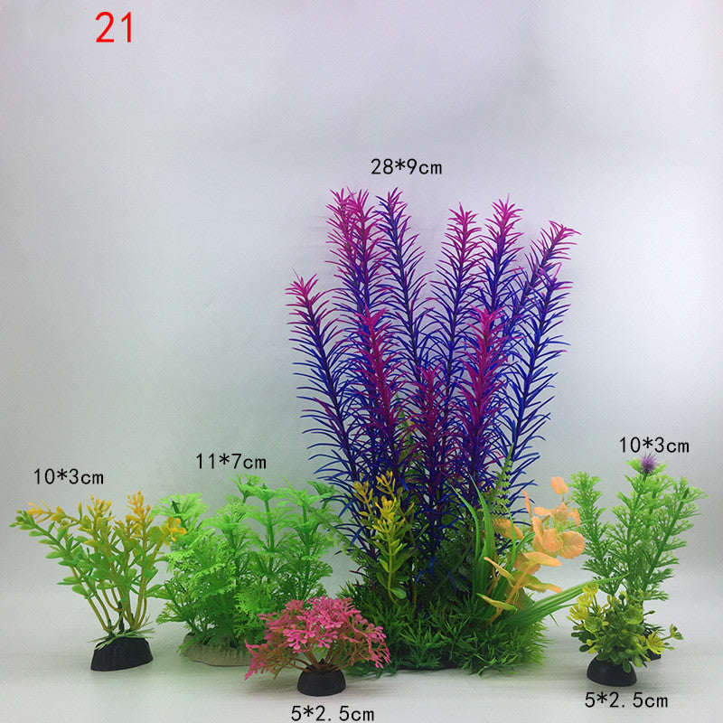 Fish Tank Decoration Simulation Water Plant Aquarium Landscaping