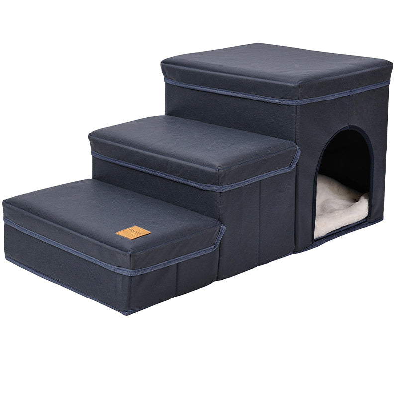 Help your dog reach new heights with these comfy stairs.