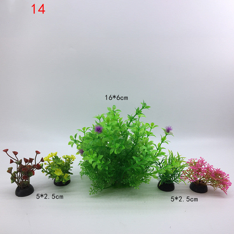 Fish Tank Decoration Simulation Water Plant Aquarium Landscaping