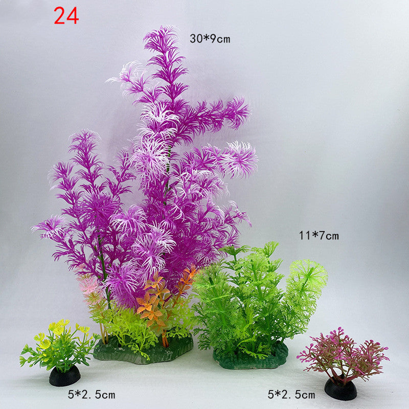 Fish Tank Decoration Simulation Water Plant Aquarium Landscaping