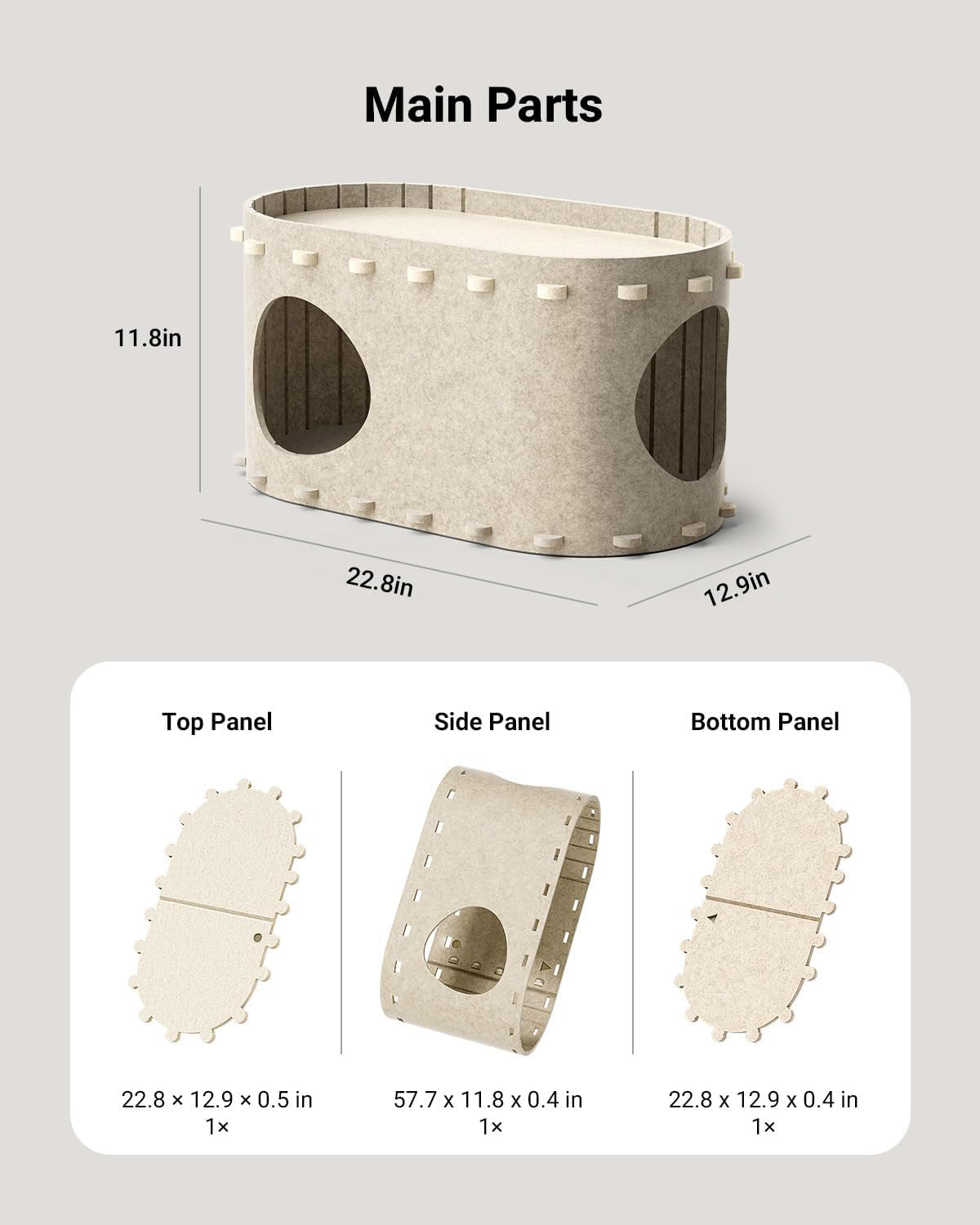 Cozy Cat Bed & Play Tunnel in One!