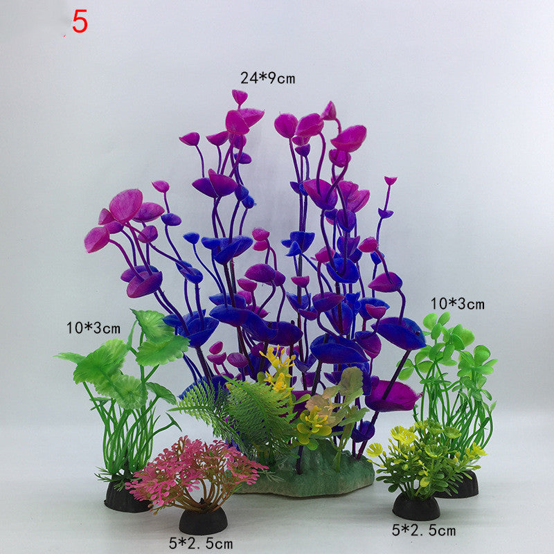 Fish Tank Decoration Simulation Water Plant Aquarium Landscaping